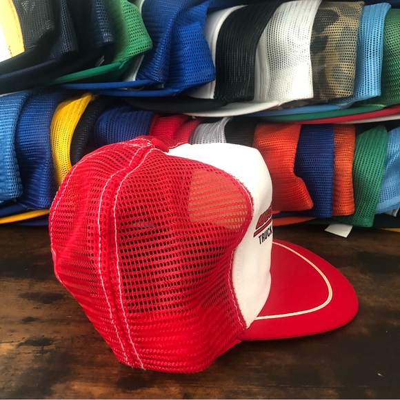 Vintage 80s Streetwear Weather Guard Truck & Van equipment mechanic Trucker Hat - Picture 2 of 6